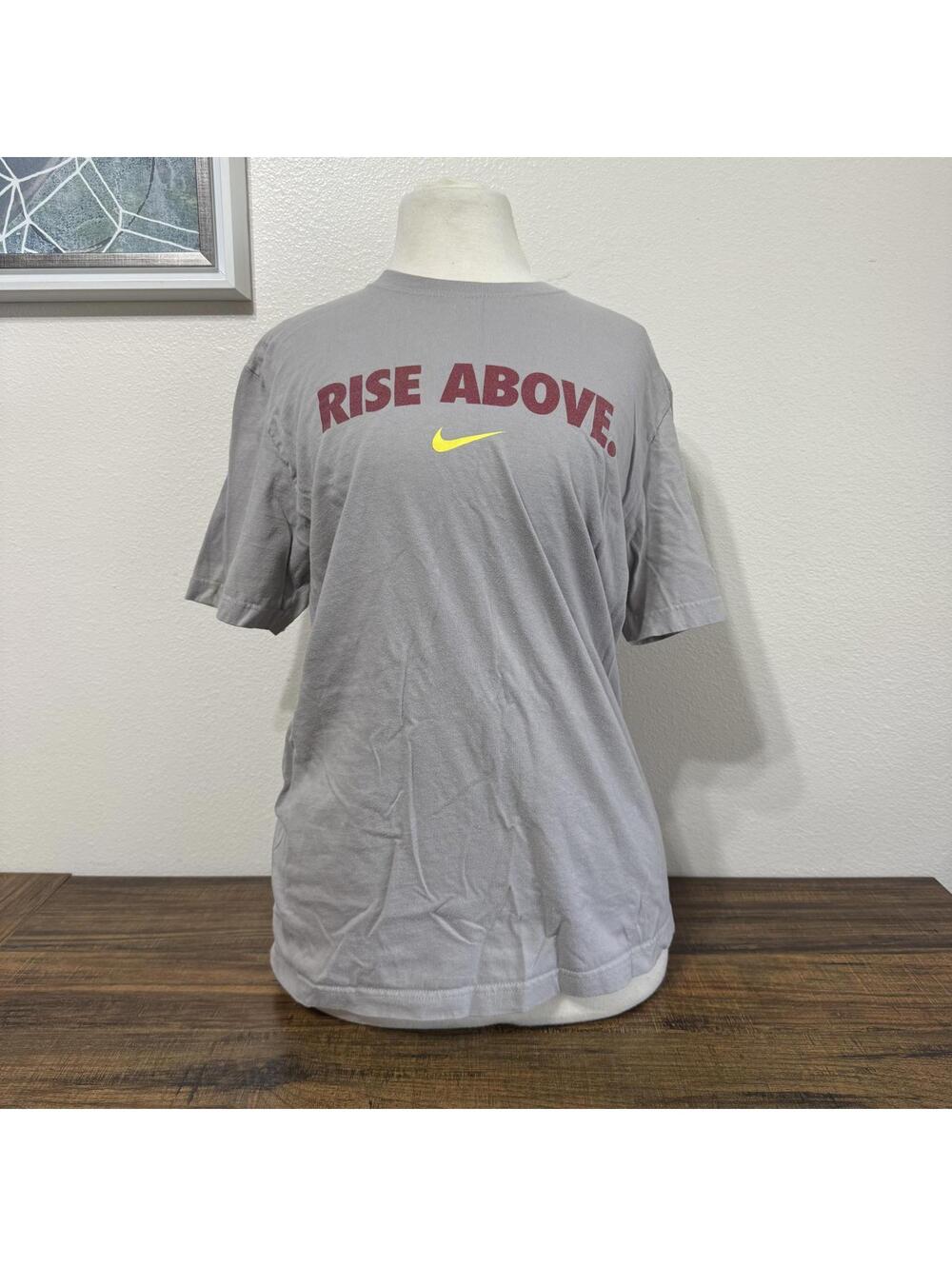 Nike 'Rise Above' Gray T-Shirt Size Medium